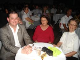 João Ricardo Tavares, Promotor de Justiça e pai da rainha eleita com familiares.