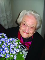“Nosso Deus é um só e o mesmo”. Catharina Pigatto, 106 anos. Créditos: Arquivo pessoal