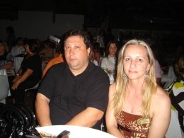 Edson Moraes, Diretor do Núcleo de Divulgação da Fenarroz, e a esposa Marisa.