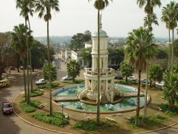 O Château d'Eau é o principal símbolo de Cachoeira do Sul. Foi projetado pelo arquiteto Walter Jobim em 1925. Créditos: Divulgação