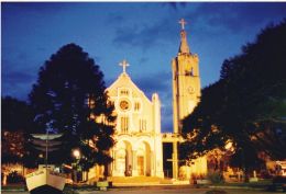 A Igreja Matriz São Roque é símbolo da religiosidade em Faxinal do Soturno. Créditos: Arquivo Administração Municipal