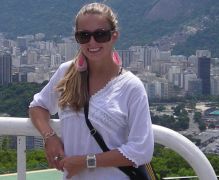 Mirela Sangoi Barreto – Estudante de Odontologia e atleta da equipe de handebol da UFSM. Créditos: Arquivo Pessoal