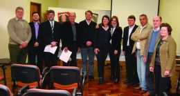 As autoridades se encontraram em Vale Vêneto em prol do turismo sustentável da Quarta Colônia. Créditos: Andrewes Pozeczek Koltermann/doisac.com