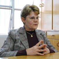 Eleni conta que o Mestrado já gerou um projeto interdisciplinar. O trabalho foi denominado como História, Arte, Matemática e Design nas Igrejas Matrizes da Quarta Colônia de Imigração Italiana. Créditos: Andrewes Pozeczek Koltermann