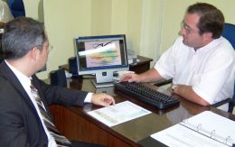 Malgarin explica a eficiência da agricultura de precisão. Créditos: Arquivo Agronutri
