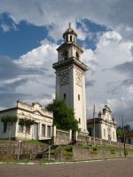 Entre as edificações levantadas como de interesse histórico, a arquiteta ressalta o conjunto arquitetônico da Igreja da Zona Urbana de Ivorá. Créditos: Arquivo pessoal