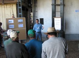 O contato direto com o produtor rural faz de Novo Cabrais um município em expansão na busca pelo desenvolvimento sustentável. Créditos: Arquivo Emater/RS-Ascar