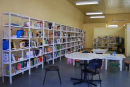 A aquisição de uma completa biblioteca e de dois telecentros também são conquistas a serem celebradas no aniversário de Mata. As duas oportunidades revelam a motivação pela cultura e conhecimento. Créditos: Andrewes Pozeczek Koltermann