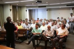 Dirigentes de cooperativas da Argentina visitaram o Estado para conhecer o cooperativismo gaúcho e, estabelecer vínculos para intercâmbio. Créditos: Ocergs