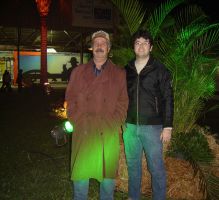 Pai e filho participam ativamente de eventos buscando atualização e aperfeiçoamento. Na opinião deles, os criadores da região estão atentando para esta prática e buscando cada vez mais conhecimento. Créditos: Arquivo pessoal