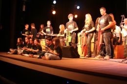 Tambores do Vale no concerto do Atoque Percussão em Movimento; Créditos: Divulgação Grupo Atoque