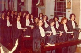 A Unifra formou muitos dos mestres e doutores que atuaram e ainda atuam na instituição, na UFSM e, em diversas partes do país. Créditos: Arquivo Unifra